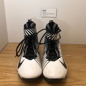 Used Nike rubber football cleats size 11.5